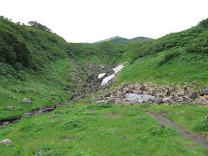 20110820賽ノ河原の雪渓